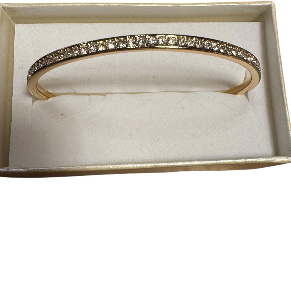 Anne Klein Gold tone crystal bracelet